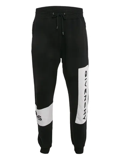 Pre-owned Givenchy Logo-print Track Pants In Black