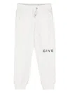 Givenchy Logo-print Track Pants In 白色