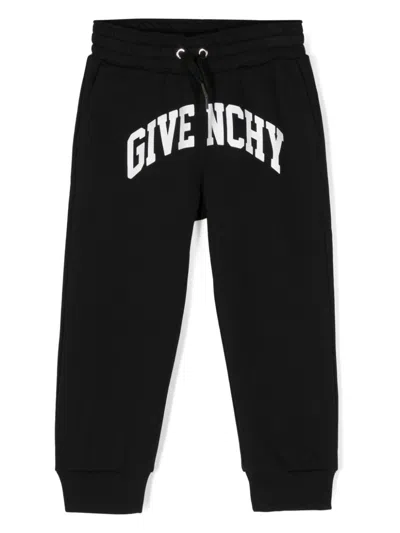 Givenchy Kids' Logo-print Track Pants In Black