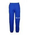 Givenchy Logo-print Track Pants In Ocean Blue