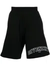 Givenchy Elasticated Waistband Knee Length Shorts In Black