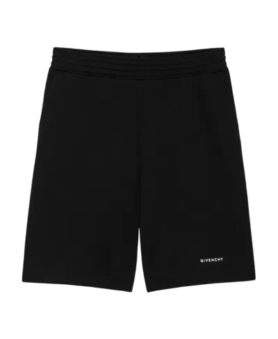 Givenchy Logo-print Track Shorts In Black