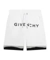 Givenchy Logo-print Track Shorts In White