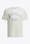 Givenchy Short Sleeve Crethestanesedew Neck T-shirt In White