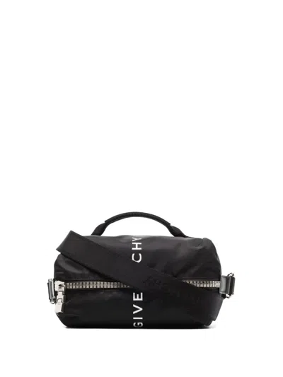 Givenchy Logo-print Zipped Bag In Black