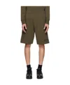 Givenchy Logo Printed Bermuda Shorts In Green