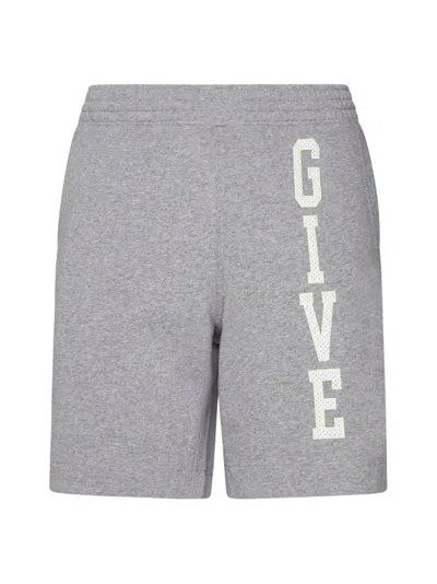 GIVENCHY GIVENCHY LOGO PRINTED COLLEGE BERMUDA SHORTS