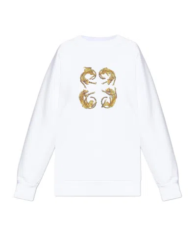 GIVENCHY GIVENCHY LOGO PRINTED CREWNECK SWEATSHIRT