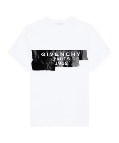 GIVENCHY GIVENCHY LOGO PRINTED CREWNECK T-SHIRT