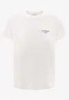Givenchy Logo Printed Crewneck T-shirt In White