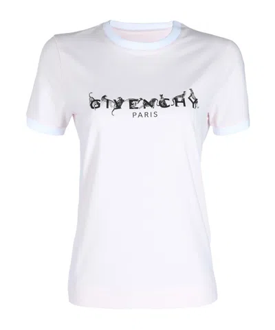 GIVENCHY GIVENCHY LOGO PRINTED CREWNECK T-SHIRT