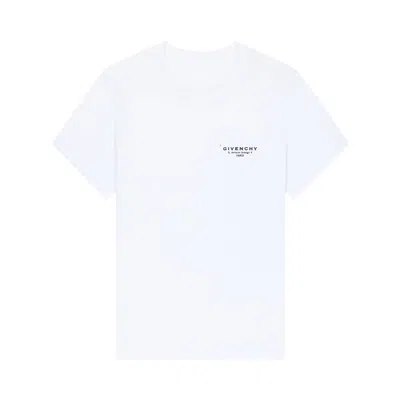 Pre-owned Givenchy Logo Printed Crewneck T-shirt 'white' | Women's Size S