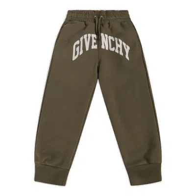 Givenchy Kids' Logo-printed Drawstring Track Pants In Tiglio