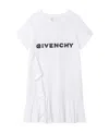 Givenchy Logo Printed Dress In White