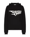 Givenchy Logo Printed Hooded Sweater In Black