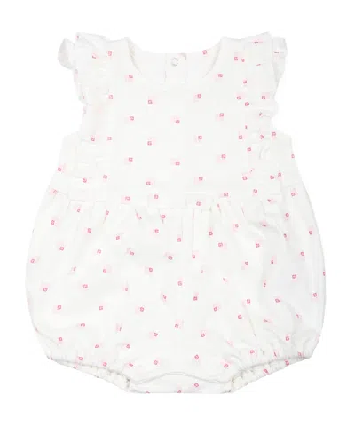 Givenchy Babies' Logo Printed Jumpsuit In White