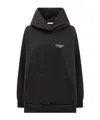 Givenchy Logo Printed Oversized Hoodie In Black