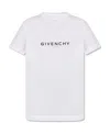 Givenchy 4g Emblem Printed Crewneck T-shirt In White