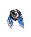Givenchy Logo Printed Silk Scarf In Multicolor