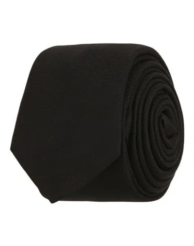 Givenchy Logo Printed Silk Tie Man Ties & Bow Ties Black Size - Silk In Brown
