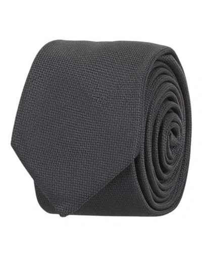 Givenchy Logo Printed Silk Tie Man Ties & Bow Ties Grey Size - Silk