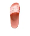 Givenchy Logo Printed Slides In Pink