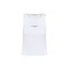 Givenchy Slim Tank Top With Logo Print In White