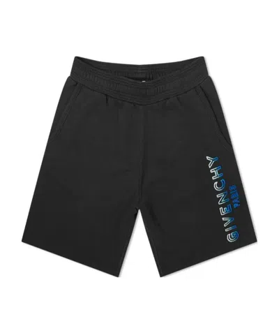 Givenchy Logo Printed Track Shorts In Black
