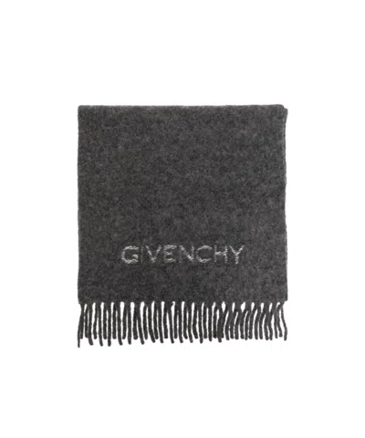 Givenchy Logo Scarf In Black