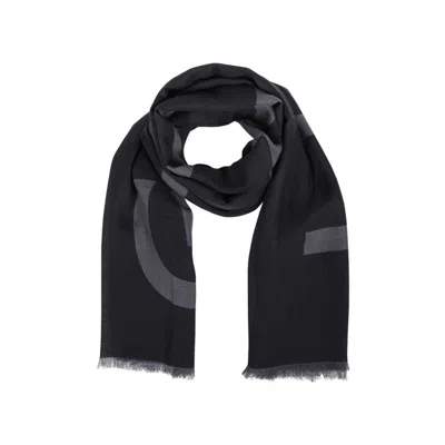 Givenchy Logo Scarf In Black