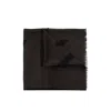 Givenchy Logo Scarf Men In Black