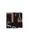 Givenchy Logo Scarf In Black