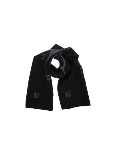 Givenchy Logo Scarf In Black