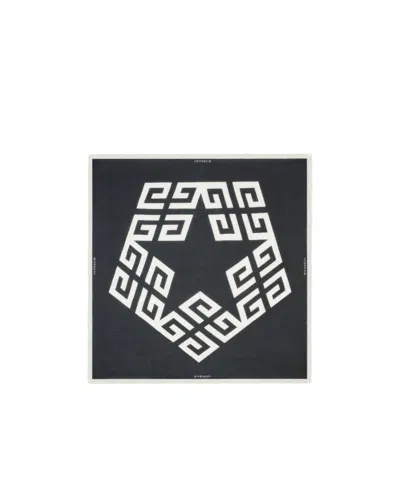 Givenchy Logo Scarf In Black