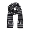 Givenchy Logo Scarf In Black