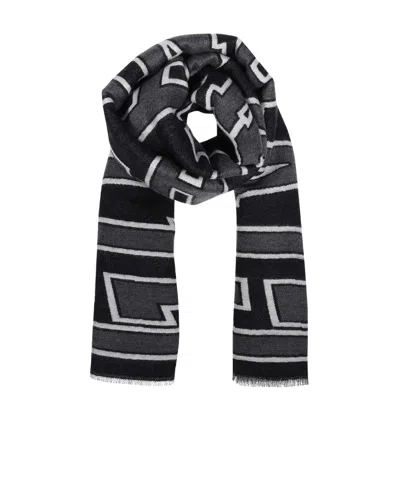 Givenchy Logo Scarf In Black