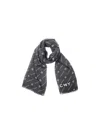 Givenchy Logo Scarf In Black
