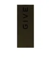 Givenchy Double Face 4g Scarf In Black