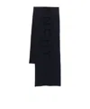 Givenchy Double Face Scarf Accessories In Black