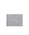 Givenchy Logo Scarf In Gray