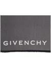 Givenchy Logo Scarf In Grey