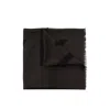 Givenchy Logo Scarf Men In Black