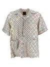 Givenchy Multicolor Pyjamas Shirt In Monogram 72 Silk In White