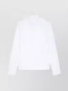 Givenchy Logo Shirt With Pointed Collar And Long Sleeves In White