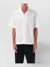 Givenchy White Cotton Hawaiian Collar Shirt In White