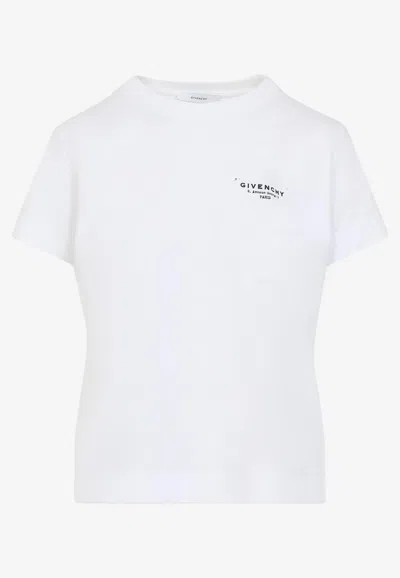 Givenchy Logo Short-sleeved T-shirt In White