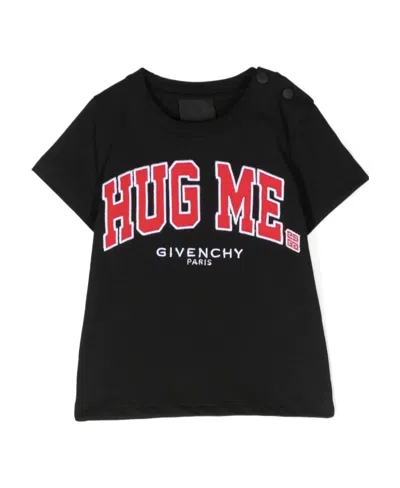 Givenchy Logo Short-sleeved T-shirt In Black