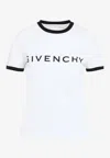 Givenchy Logo Short-sleeved T-shirt In White