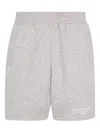 Givenchy Logo Shorts In Gray