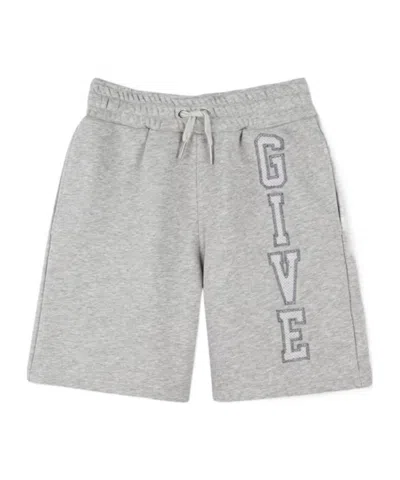 Givenchy Kids' Logo Shorts In Gray